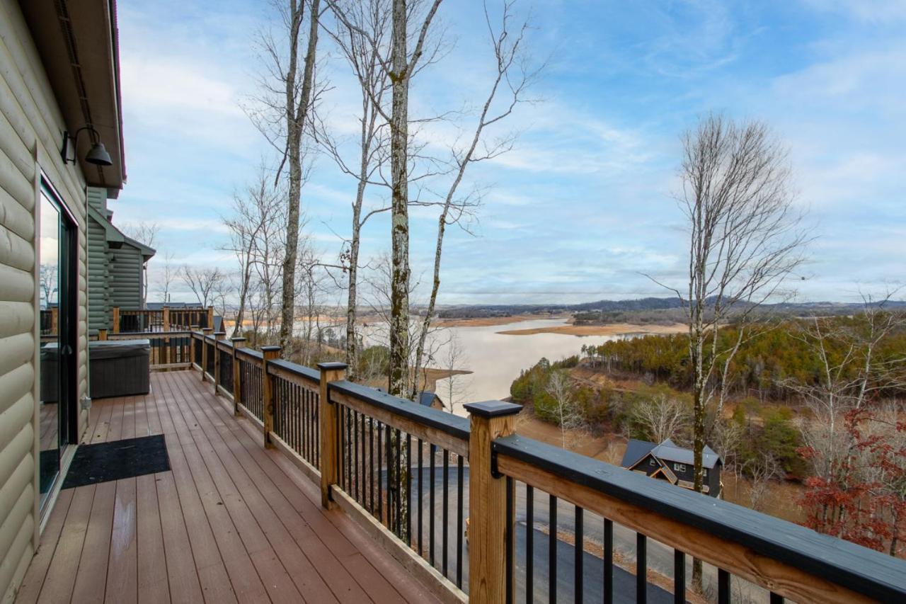Chalet Amelia Lake View Hottub Fireplace Arcade Dandridge Exterior foto