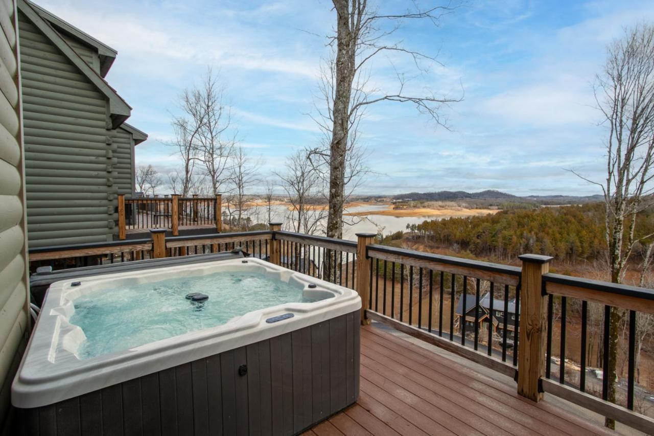 Chalet Amelia Lake View Hottub Fireplace Arcade Dandridge Exterior foto